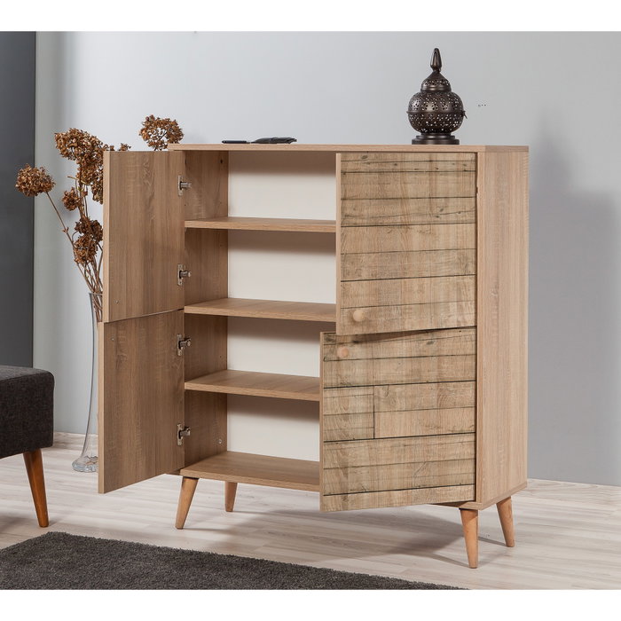 Hanah Home Multilux - 728 Armario Multiusos Roble Sonoma